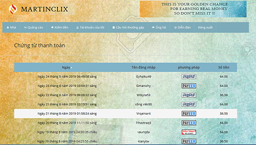 Hướng dẫn kiếm tiền trên mạng – kiếm tiền nhanh – MARTINCLIX kiếm tiền Online3